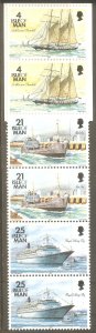 ISLE OF MAN GB Sc# 548a MNH FVF Booklet Complete Royal Viking Sky Ship