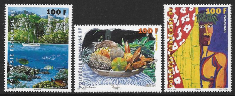 FRENCH POLYNESIA SC# 971-73 FVF/MNH  2008