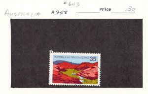 Australia 643 Used Gorge 1 1976 (SC0_678)