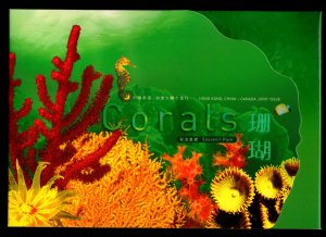 Hong Kong Canada 2002 Corals 2 M/S Souvenir Presentation Pack MNH