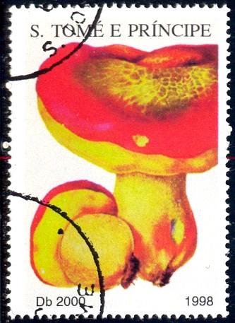 Mushroom, St. Thomas and Prince Islands stamp Used