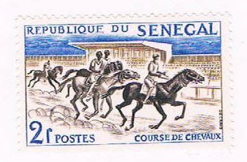 Senegal 204 MLH Horse Race 1961 (S0974)