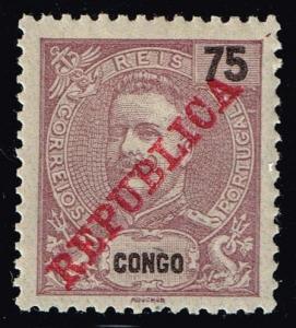 Portuguese Congo #67 King Carlos; Unused (1.10)