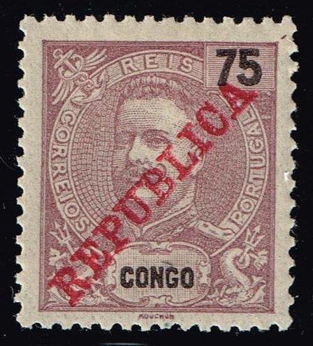 Portuguese Congo #67 King Carlos; Unused (1.10)