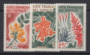 Somali Coast, Scott 306-308 (Yvert 325-327), MLH