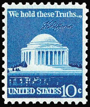 1510 Jefferson Memorial F-VF MNH single stamp