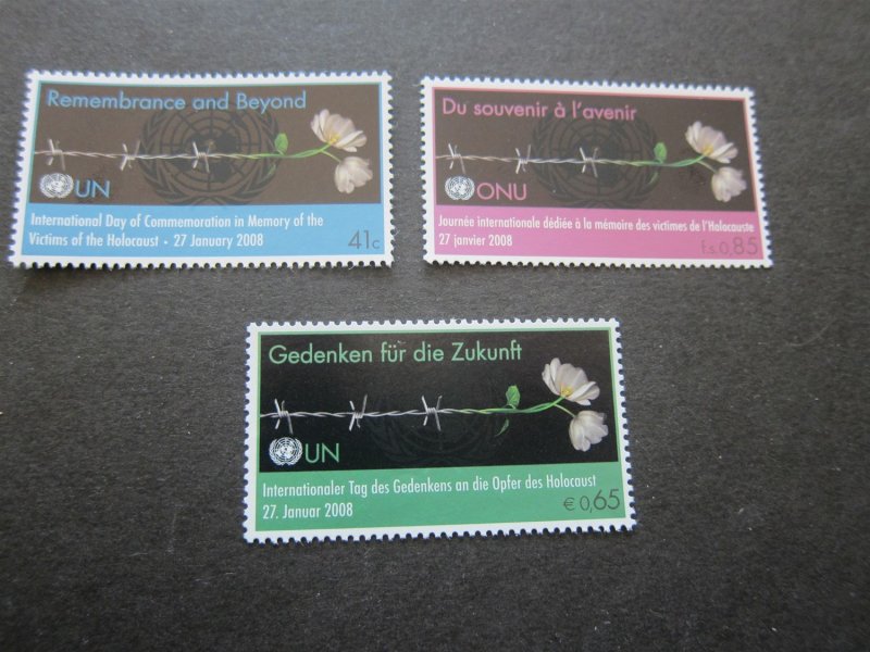 United Nations 2008 Sc 412,479,948 flower MNH