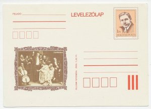 Postal stationery Hungary 1982 Imre Kalman - Composer