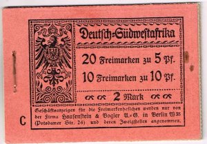 German South-West Africa 1913, Mi.#3IA MNH booklet