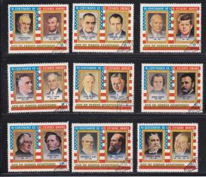 Equatorial Guinea, American Bicentennial, complete set, CTO