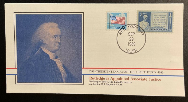 US #2278,978 On Cover - Bicentennial of Constitution 1787-1987 [BIC74oE]