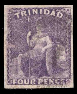 MOMEN: TRINIDAD SG #25 1859 USED £325 LOT #66587