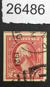 US STAMPS #534 USED LOT #26486