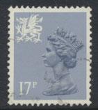 Great Britain Wales  SG W44ea SC# WMMH30a  Type II  Used  see details phospho...