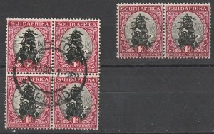 #34 South Africa Used block & pair