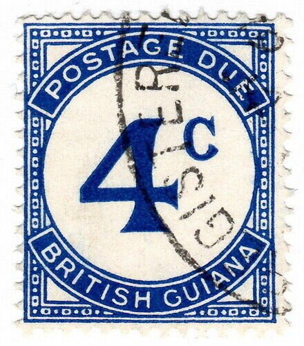 (I.B) British Guiana Postal : Postage Due 4c