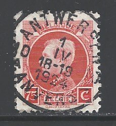 Belgium Sc # 163 used (RS)