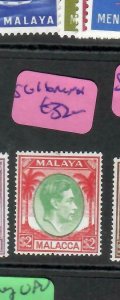 MALAYA MALACCA  (P0702B)  KGVI  $2.00  SG 16   MNH 