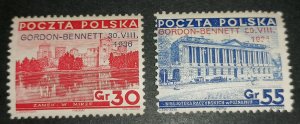 Poland 1936 Gordon Bennett balloon race MNH (2)