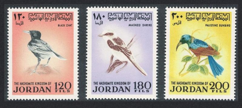 Jordan Birds 3v SG#929/31 SC#588-90 MI#790-92 CV?60+