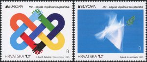 Croatia 2023 MNH Stamps Scott 1306-1307 Europa CEPT Peace