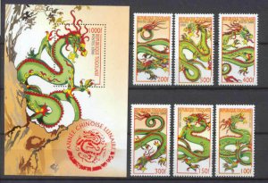 Togo 1912-18 MNH Dragon year SCV7.25