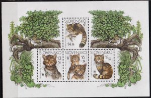 Slovakia 2003 WWF Wild Cats Mi.Bl.22 S/S MNH