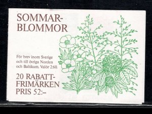 SWEDEN SC# 2016B COMPLETE BKLT FVF/MOG