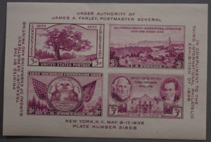 United States #778 Philatelic Exhibit 1936 Souvenir Sheet OG