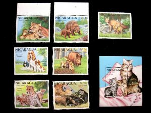 NICARAGUA - SCOTT# 1703-1718 - MNH - CAT VAL $18.15