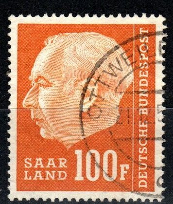 Saar #306 F-VF Used CV $7.25 (X8574)