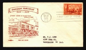 US SC# 1028 FDC / Pent Arts Cachet (I) - L4013