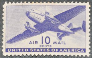 DYNAMITE Stamps: US Scott #C27 (crease) – MINT 