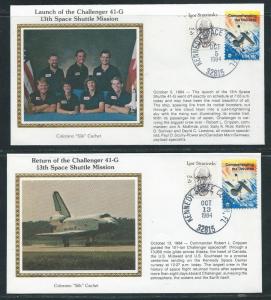 Space Cover Shuttle 13th Flight Challenger 41G Launch and...