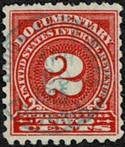 1914 United States Revenue Scott Catalog Number R208 Used