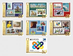 Isle of Man / Man - Postfris/MNH - Complete set 50 years Post Office 2023