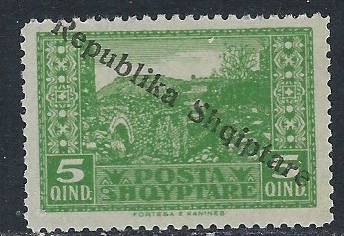 Albania 180 MNH 1925 overprint (ak4170)