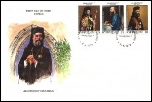 Cyprus 498-500 U/A FDC