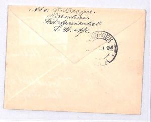 BN17 1927 SWA Namibia UNION OF SOUTH AFRICA Postal Stationery *Mariental* Cover