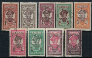 Martinique #62-70*/u  CV $3.75