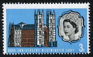 SG687 1966 3d Abbey with Misperf Variety M/M