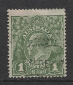 Australia - Scott 67 - KGV Head -1926 - Used - Wmk 203 - 1p Stamp