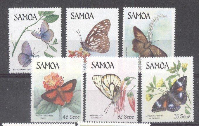 Samoa 1986 Butterflies,  MNH    S.341