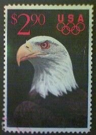 United States, Scott #2540, used(o), 1991, Priority Mail: American Eagle, $2.90