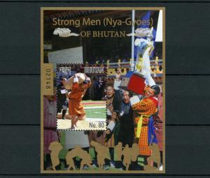 Bhutan 2015 MNH Strong Men Nya-Gyoes of Bhutan 1v S/S