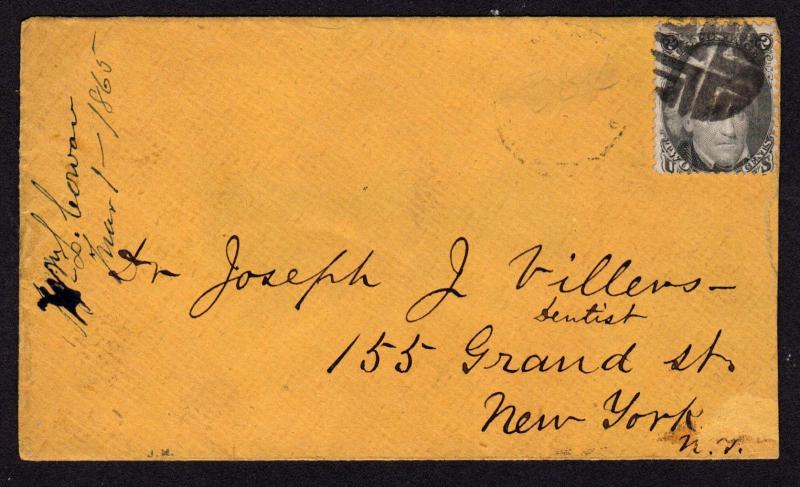 $ US Blackjack Cover Scott #73 fancy cancel