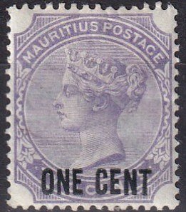 Mauritius  #89  Unused CV $2.50 (Z5024)