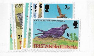 Tristan da Cunha Sc #223-233  bird set of 12 Nh VF