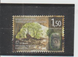 Bosnia & Herzegovina (Croatian Admin.)  Scott#  233  Used  (2010 Ravlica Cave)