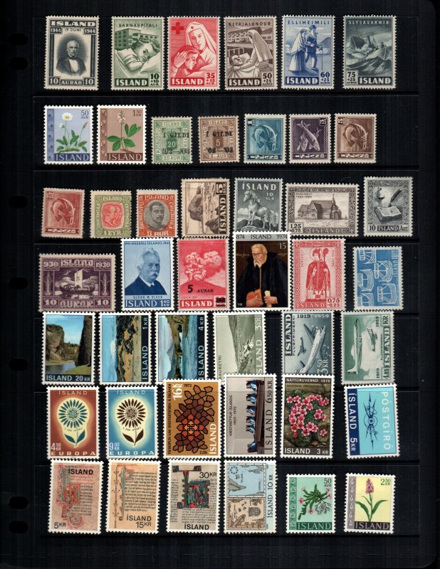 Iceland 44 diff MH cat $36.00